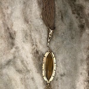 Kendra Scott necklace tassel gold
